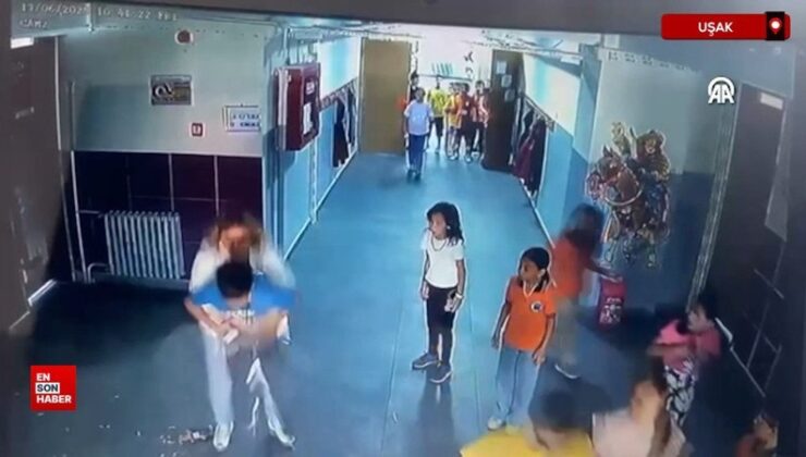 Uşak’ta öğretmen öğrenciyi Heimlich manevrasıyla kurtardı