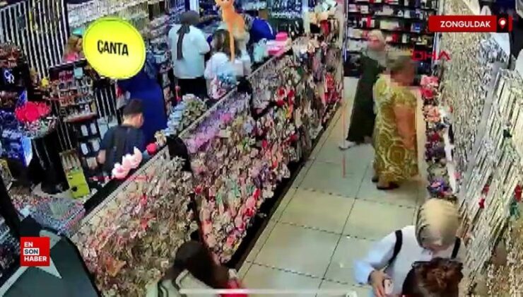 Zonguldak’ta mağazadan hırsızlık