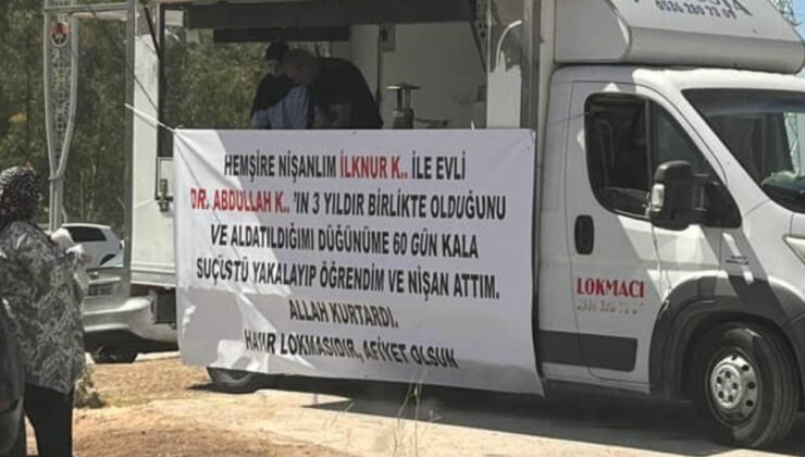 Adana’da nişanlısının kendisi aldattığını öğrenen adam lokma dağıttı