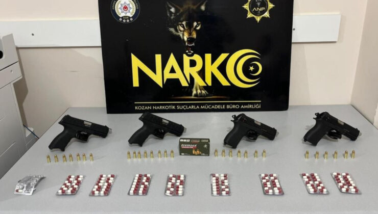 Adana’da sinema üzere takip: 4 kuşkulu silah ve uyuşturucuyla Yakalandı