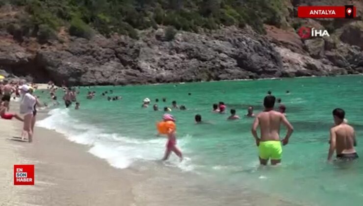 Alanya’da çok sıcaklar kıyıları doldurdu