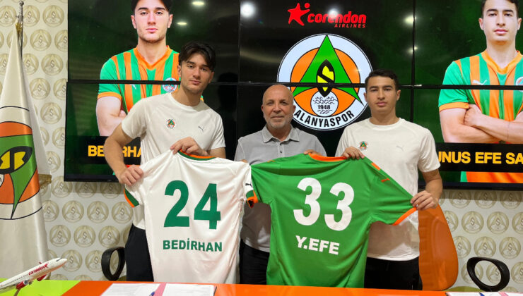 Alanyaspor, Bedirhan Özyurt ve Yunus Efe Sarıkaya’ya imza attırdı