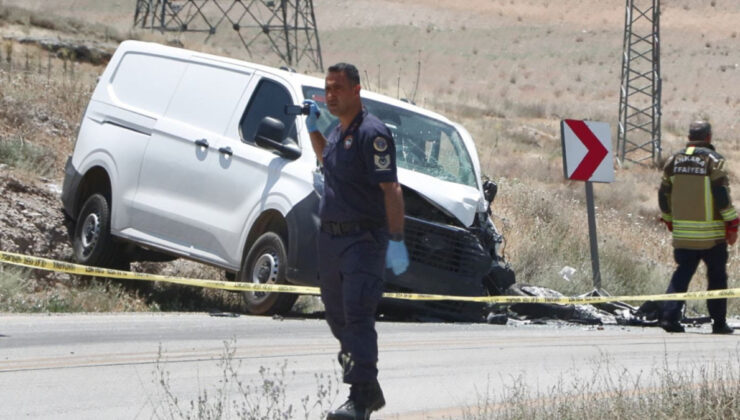 Ankara’da hafif ticari araçla araba çarpıştı: 1 meyyit, 1 yaralı