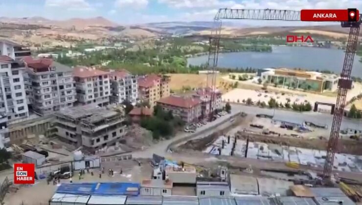 Ankara’da vincin kopan kancası emekçinin üzerine düştü