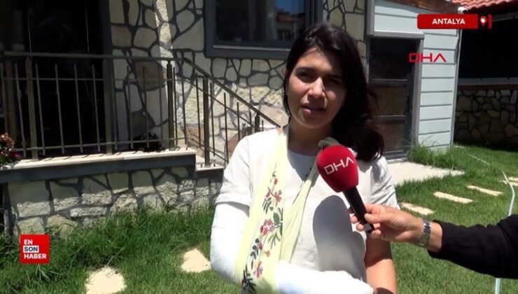 Antalya’da komşuların ‘hortum’ hengamesinde genç kıza darp