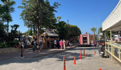 Antalya’da otelin kazan dairesinde yangın: Müşteriler tahliye edildi