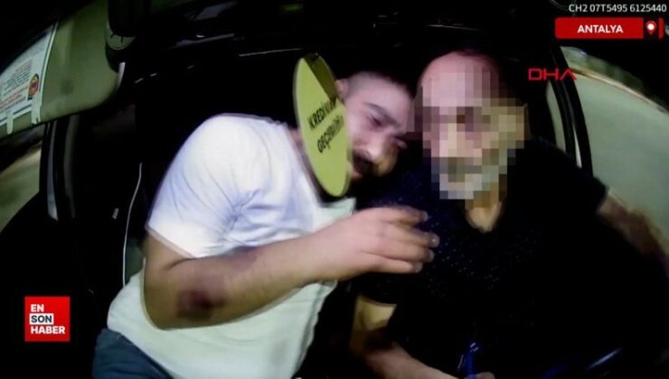Antalya’da taksiyi gasbetti: 9 kilometre sonra kaza yapınca yakalandı