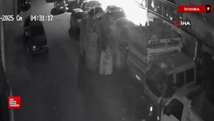 Ataşehir’de 10 araç kundaklandı, 2 kuşkulu yakalandı