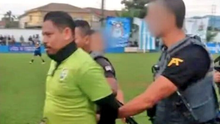 Brezilya’da yeşil alanda uyuşturucu operasyonu: Hakem maç sırasında gözaltına alındı