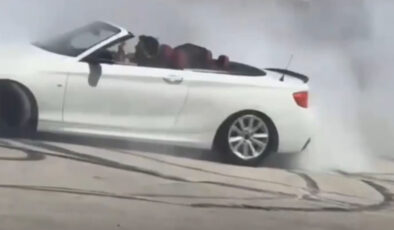 Burdur’da cadde ortasında drift atan şoföre 46 bin TL ceza