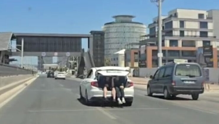 Bursa’da açık bagajda tehlikeli seyahat