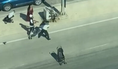 Bursa’da kelamda bebekli dilenciler ortasında mıntıka arbedesi