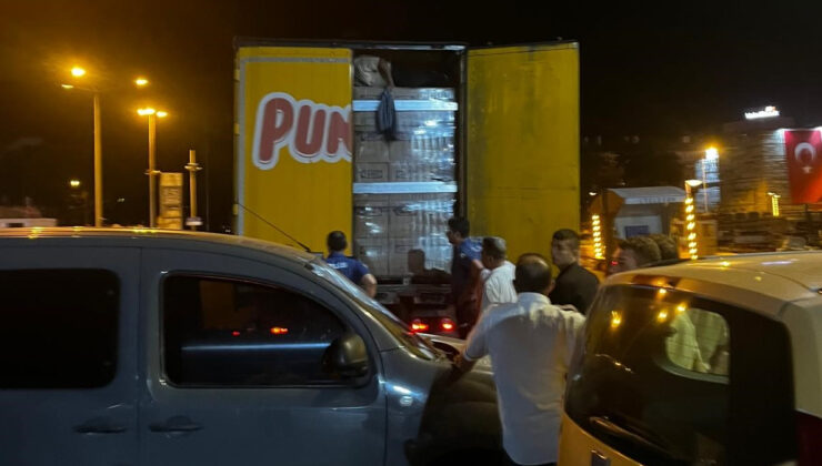 Çanakkale’de kaçak göçmenler tırın dorsesinde yakalandı