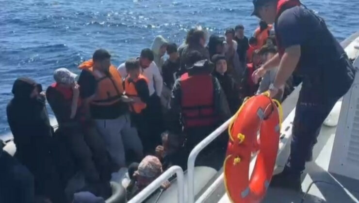 Çanakkale’de Yunanistan’ın vefata ittiği göçmenler kurtarıldı