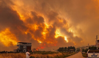 Çeşme’de yangın denetim altına alındı