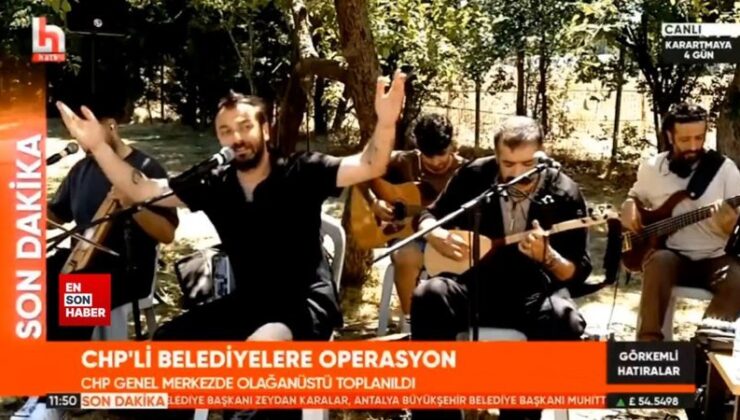 CHP’li belediye liderlerine operasyon yapılırken Halk TV yayını