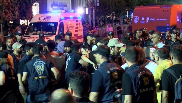 CHP’nin Saraçhane mitinginde, polise taşlı akın