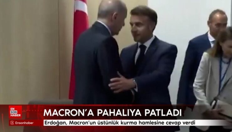 Cumhurbaşkanı Erdoğan, Macron’un üstünlük kurma atılımına yanıt verdi