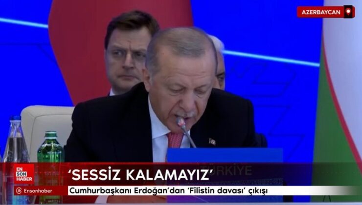 Cumhurbaşkanı Erdoğan’dan ‘Filistin davası’ çıkışı