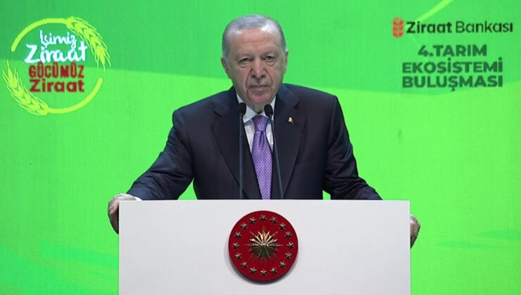 Cumhurbaşkanı Erdoğan’dan tarım bölümüne yeni muştular