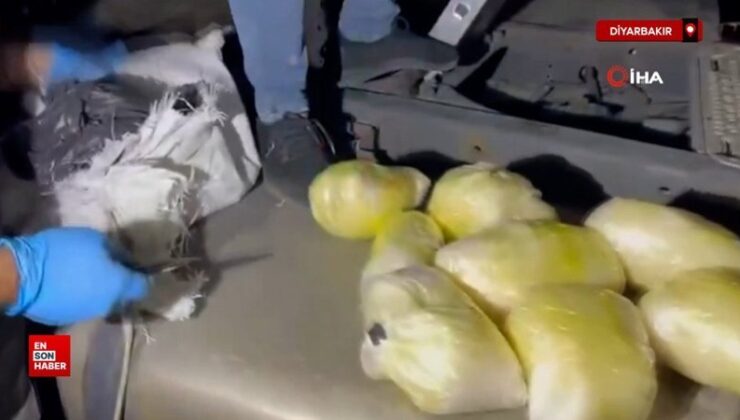 Diyarbakır’da 43 kilogram uyuşturucu ele geçirildi