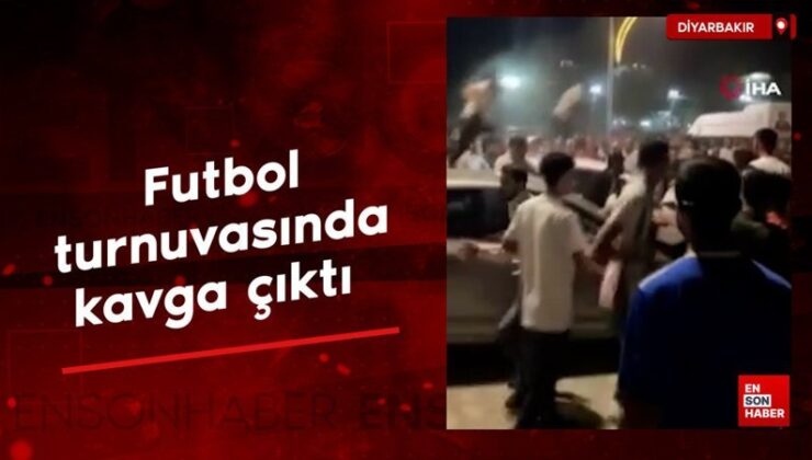 Diyarbakır’da futbol turnuvasında hengame çıktı