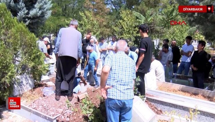 Diyarbakır’da Işık, birebir hastalıktan ölen ablasının mezarına defnedildi