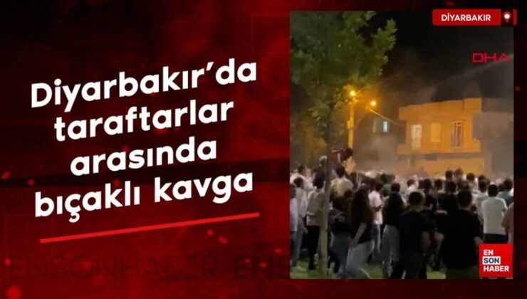 Diyarbakır’da taraftarlar ortasında bıçaklı arbede