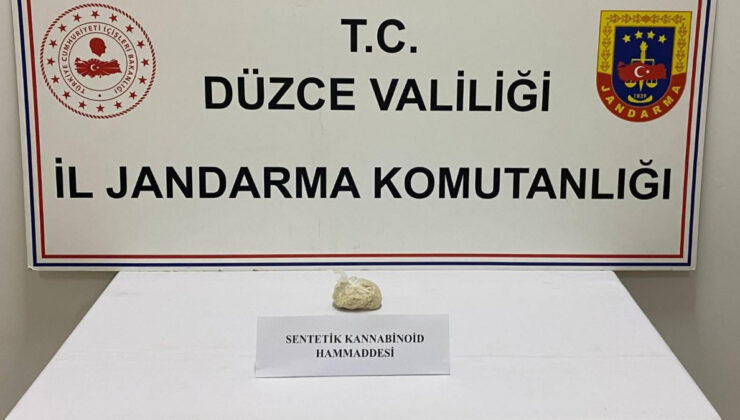 Düzce’de piyasa kıymeti 3 milyon TL’lik uyuşturucu ele geçirildi