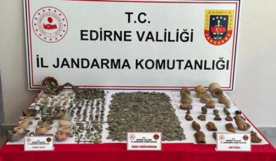 Edirne’de 4 bin 564 kesim tarihi eser yakalandı
