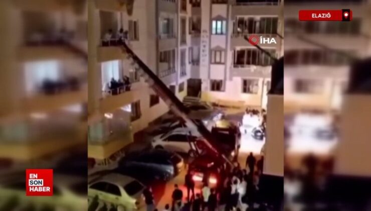 Elazığ’da dayak geleneğinden kaçan damat için yük asansörüyle konuta girdiler