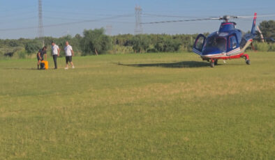 Emre Belözoğlu, tesislere helikopterle indi