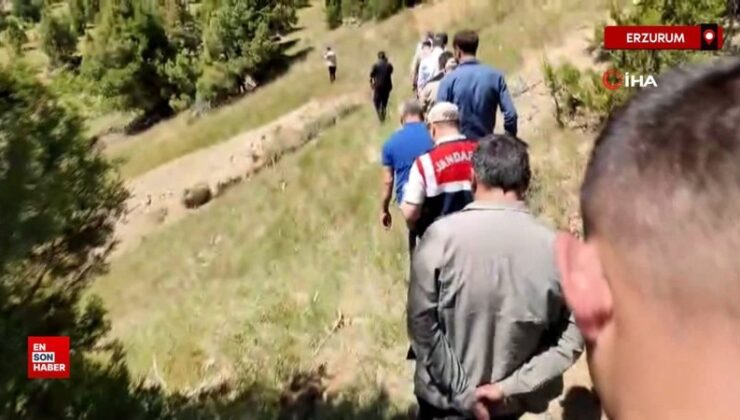 Erzurum’da göçüğün yaşandığı taş ocağından birinci manzaralar