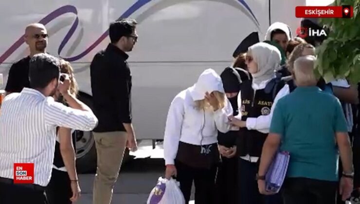 Eskişehir’de aylar süren takibin akabinde düzenlenen fuhuş operasyonu