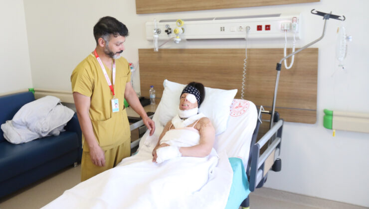 Eskişehir’de sevgilisi tarafından yüzüne kezzap atılan genç kızın hayatı karardı