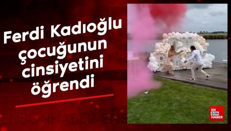 Ferdi Kadıoğlu ve Sera Vrij çifti, bebeklerinin cinsiyetini öğrendi