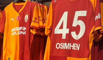 Galatasaray’da Victor Osimhen formaları da satışta