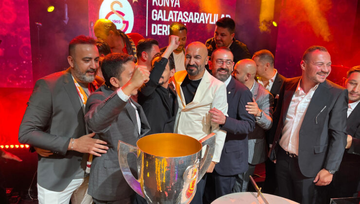 Galatasaray’ın şampiyonluğu Konya’da kutlandı