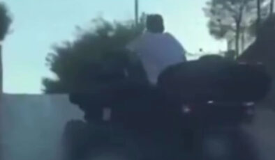 Gaziantep’te trafiği tehlikeye atan ATV şoförüne 10 bin TL ceza