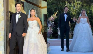 Hande Erçel Feyyaz Şerifoğlu ve Merve Dinçkol’un düğününde! Horon gösterisi gündem oldu