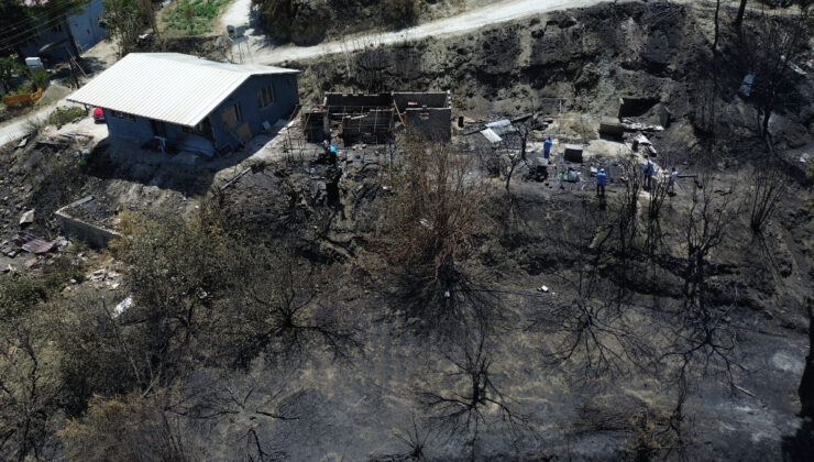 Hatay sarsıntısında meskeni yıldı: Yeni meskeni için aldığı eşyalar yangında kül oldu