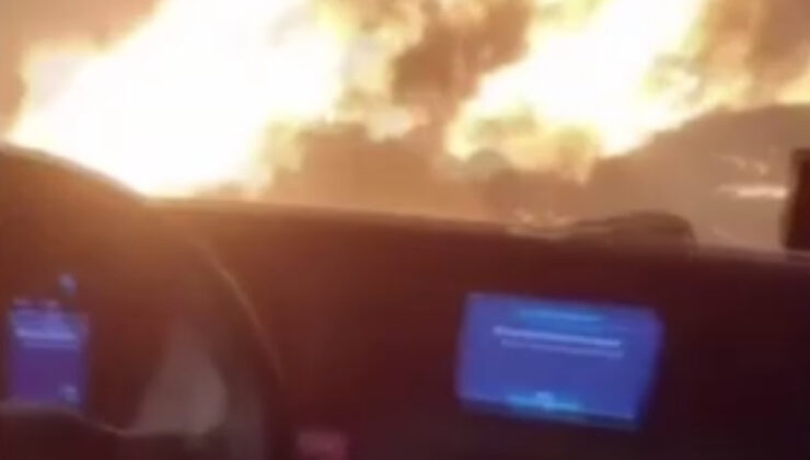 Hatay’da alevlerin ortasında kalan grupların güç anları