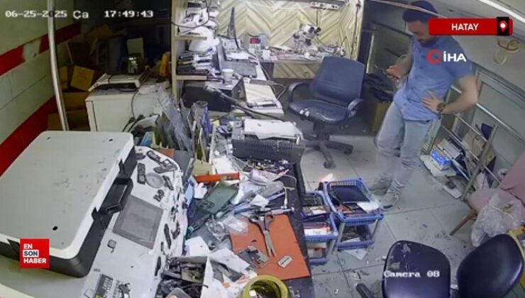 Hatay’da telefon bataryası bomba üzere patladı