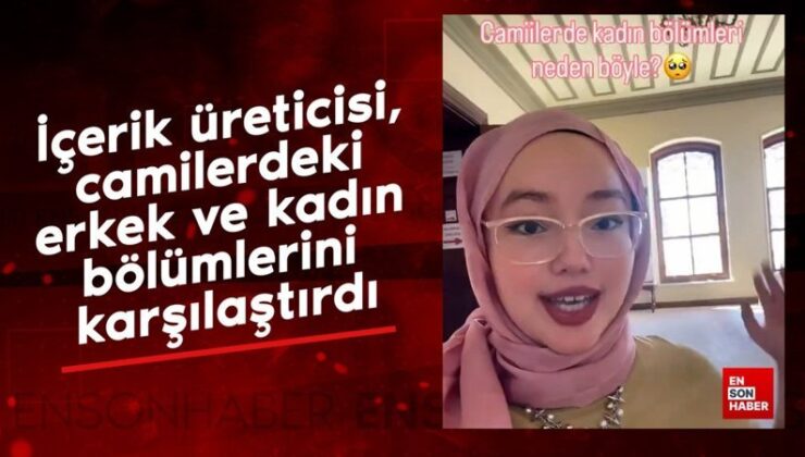 İçerik üreticisi, mescitlerdeki erkek ve bayan kısımlarını karşılaştırdı