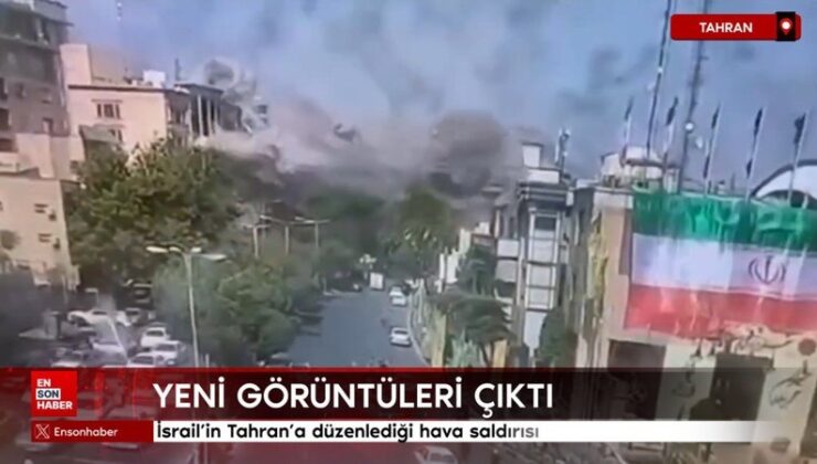 İsrail’in Tahran’a düzenlediği hava saldırısının yeni imajları ortaya çıktı