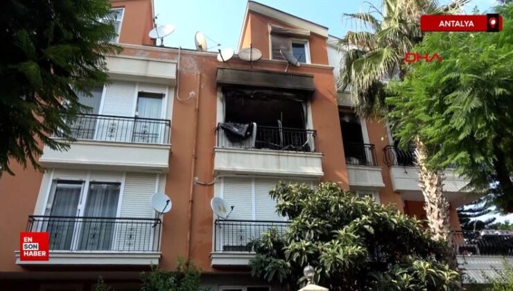 İsviçre’den Antalya’ya tatile gelen ailenin meskeni kül oldu