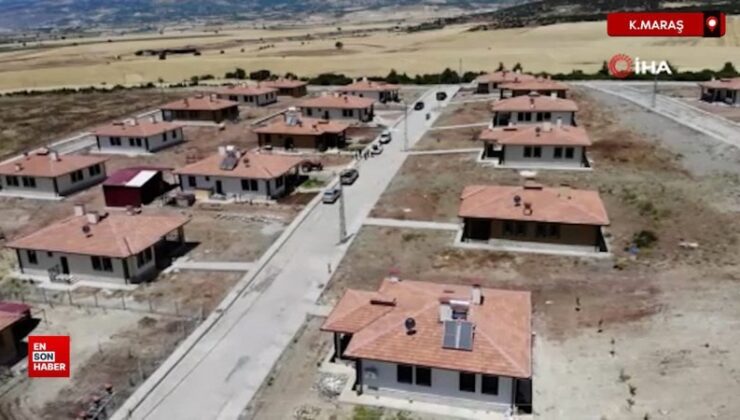 Kahramanmaraş’ta köy konutlarında ömür başladı