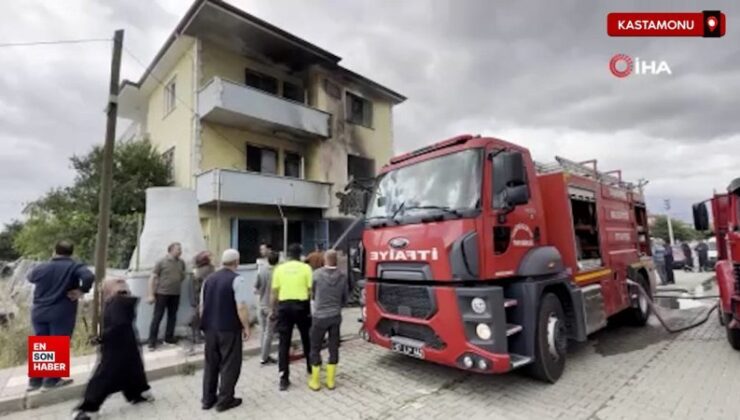 Kastamonu’da televizyonun patlaması 3 katlı meskeni küle çevirdi