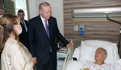 Kaza geçiren AK Parti genel lider yardımcısına Cumhurbaşkanı Erdoğan’dan ziyaret