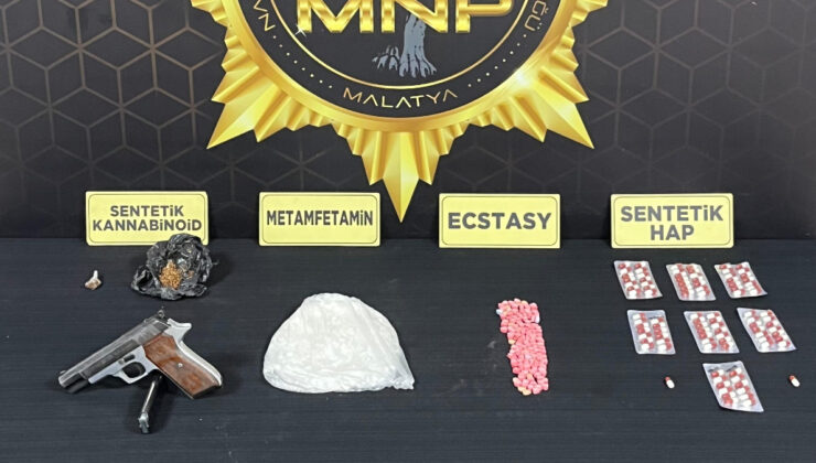 Malatya’da uyuşturucu operasyonu düzenlendi
